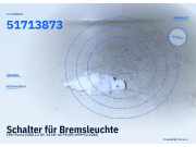 Schalter für Bremsleuchte FIAT Punto (188) 51713873