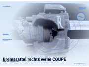 Bremssattel rechts vorne COUPE BMW