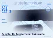 Schalter für Fensterheber links vorne Renault Scenic I 7700431172