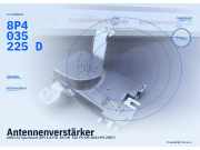 Antennenverstärker AUDI A3 Sportback (8P) 8P4035225D