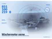 Wischermotor vorne TOYOTA Auris (E15) 8511002190