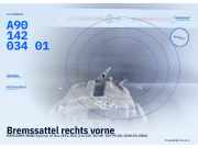 Bremssattel rechts vorne MERCEDES-BENZ Sprinter 2t Bus (901, 902) A901420 A9014203401