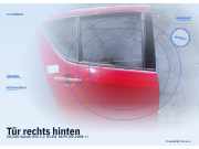 Tür rechts hinten SUZUKI Splash (EX)