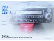 Radio VW Transporter T5 Kasten 7H0035156A
