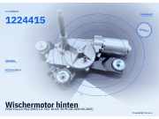 Wischermotor hinten FORD Focus C-Max (DM2) 1689913 1224415