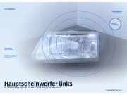 Hauptscheinwerfer links CITROEN Saxo (S)