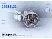 Servopumpe PEUGEOT Boxer Kasten (230L) 26034123