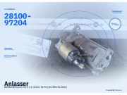 Anlasser DAIHATSU Cuore V (L7) 28100-97204