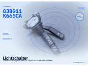 Lichtschalter FORD Sierra Schrägheck (GBC) 83BG11K665CA
