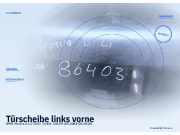 Türscheibe links vorne OPEL Meriva A