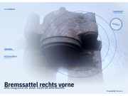Bremssattel rechts vorne OPEL Omega B