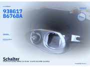 Schalter FORD Focus (DAW, DBW) 93BG17B676BA