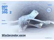 Wischermotor vorne FIAT Punto (199) 0077363952