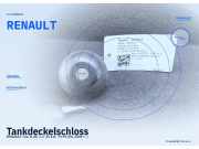 Tankdeckelschloss RENAULT Clio II (B) RENAULT