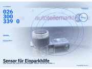 Sensor für Einparkhilfe FIAT Ducato Bus (250) 1347236080 0263003390