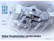 Motor Fensterheber rechts hinten MAZDA 5 (CR1) CC5167210E