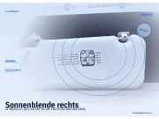 Sonnenblende rechts CITROEN C5 I (DC)