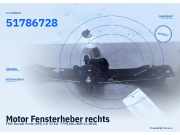 Motor Fensterheber rechts FIAT Grande Punto (199) 51786728