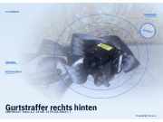 Gurtstraffer rechts hinten CHEVROLET Kalos