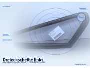 Dreieckscheibe links AUDI 80 (81, 85, B2)