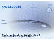 Stoßstangenabdeckung hinten FORD Focus II (DA, DP, HCP) 4M5117E911
