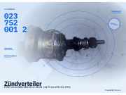 Zündverteiler FORD Sierra (GBG, GBG 4) 1235522056 0237520012