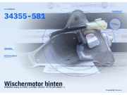Wischermotor hinten SUBARU Justy III (NH) 34355-581