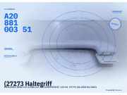 (27273 Haltegriff MERCEDES-BENZ CLK (C208) A2088100351) A2088100351