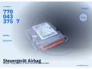 Steuergerät Airbag RENAULT Twingo I (C06) 7700433757