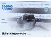 Sicherheitsgurt rechts MERCEDES-BENZ SLK (R170) 566063600B02