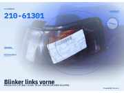 Blinker links vorne MAZDA 323 C IV (BG) 210-61301