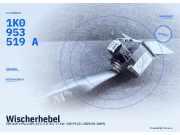 Wischerhebel VW Golf V Plus (5M, 521) 1K0953519A