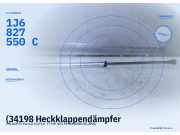 (34198 Heckklappendämpfer VW Golf IV Variant (1J) ) 1J6827550C