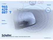 Schalter PEUGEOT 307 CC 9654298877
