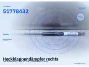Heckklappendämpfer rechts FIAT Grande Punto (199) 51778432