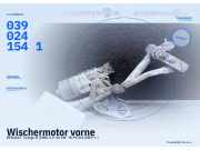 Wischermotor vorne RENAULT Twingo II (CN0) 8200364766 0390241541