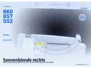 Sonnenblende rechts AUDI A1 Sportback (8XA) 8K0857552
