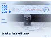 Schalter Feststellbremse VW Golf VII Variant (BA, BV) 5G0927225D