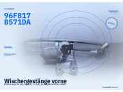 Wischergestänge vorne FORD Fiesta IV (JA, JB) 96FB17B571DA