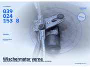 Wischermotor vorne OPEL Astra H Caravan 0390241538