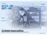 (218584 Elektrolüfter FORD Transit Kasten (F**6) 6C118C807AD) 6C11-8C807-AD