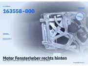 Motor Fensterheber rechts hinten OPEL Astra F Cabriolet 163558-000