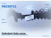 Federbein links vorne OPEL Corsa B (S93) 90538711