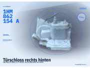 Türschloss rechts hinten VW Polo III (6N1) 1HM862154A
