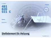 Stellelement für Heizung AUDI A6 Avant (4B, C5) 4B1820511C