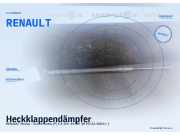 Heckklappendämpfer RENAULT Modus - Grand Modus (P) RENAULT