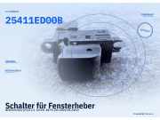 Schalter für Fensterheber NISSAN Note (E11) 25411ED00B
