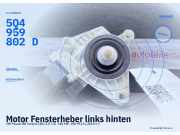 Motor Fensterheber links hinten VW Passat B8 Variant (3G) 5Q4959802D