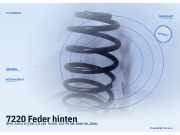 Feder hinten OPEL Zafira A (T98)