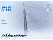 Heckklappendämpfer KIA Carens IV (RP) 81770-A4000